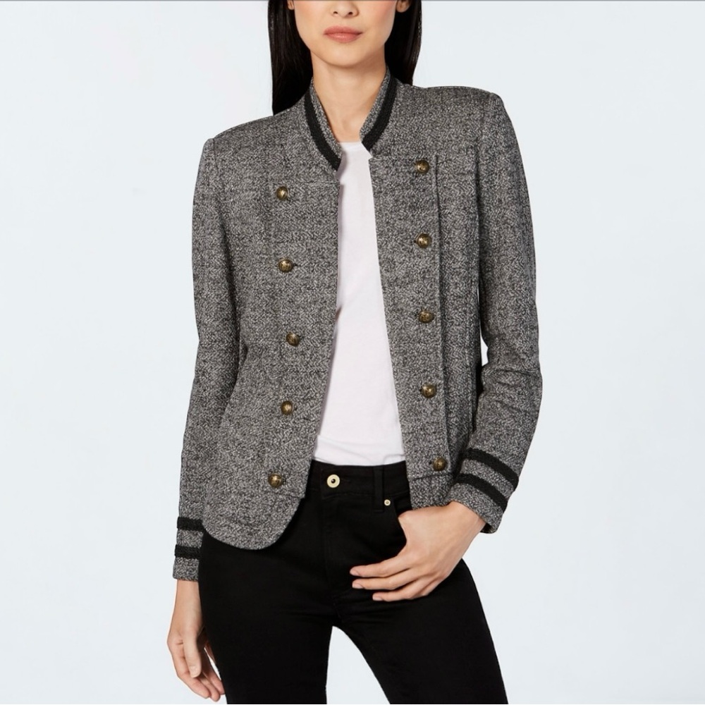 TOMMY HILFIGER (NWT) Tweed Band Jacket (S)